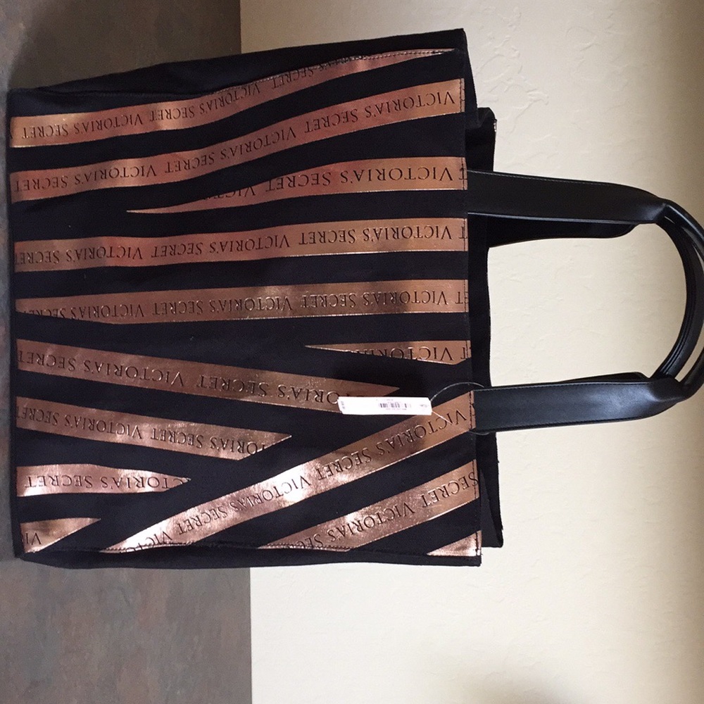 Tote bag black and rose gold brand new !!!